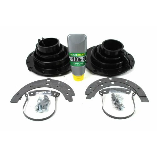 Пыльники поворотного кулака нового образца УАЗ с мостами Редукторный военный черный 2 шт 3406₽