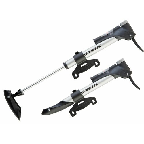 Насос ручной M21B-01 STELS алюминиевый с маноментром серебристо-чёрный 270мм item110 108700₽