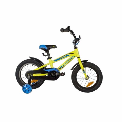 Велосипед NOVATRACK 14 DODGER алюм зелёный тормоз нож короткие крылья полная защита цепи 12990₽
