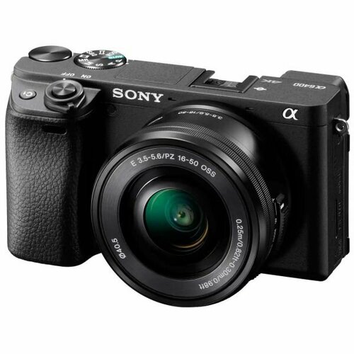 SONY фотоаппарат SONY ALPHA ILCE-6400 KIT E PZ 1650 ММ F3556 OSS SELP1650 черный 12290000₽