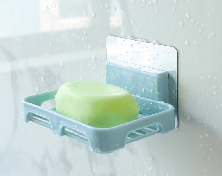 фото Мыльница для ванной настенная / мыльница настенная / мыльница настенная для ванной / мыльница настенная самоклеющаяся / настенная мыльница
