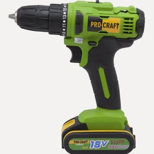 Изображение товара Шуруповерт аккумуляторный Procraft Universal PA-18C COMPACT