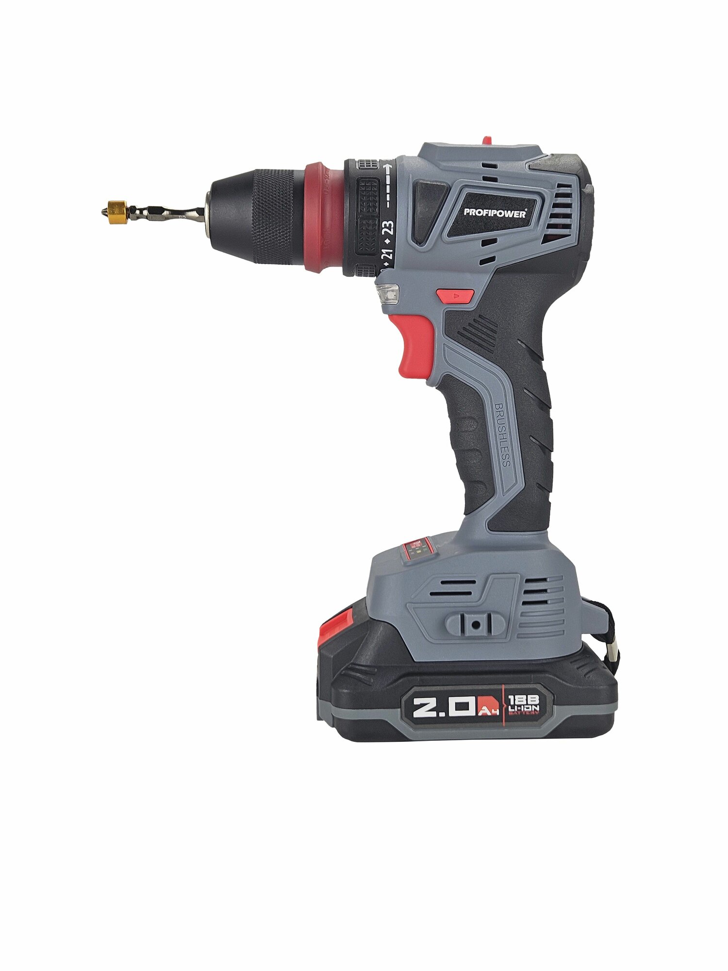 фото Аккумуляторный бесщеточный шуруповерт MKBL-18BM ProfiPower