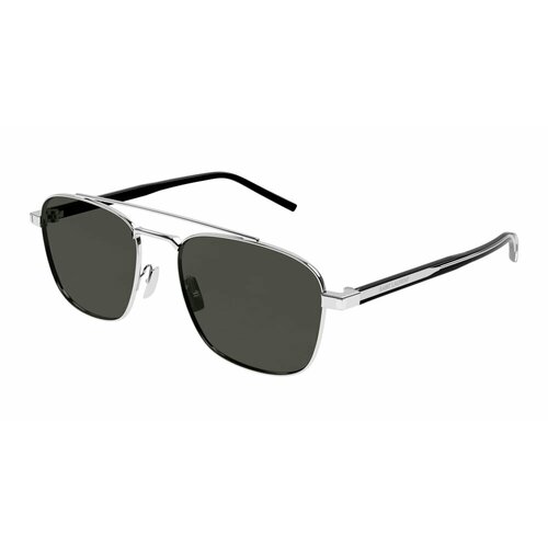 Солнцезащитные очки Saint Laurent серебряный 49500₽