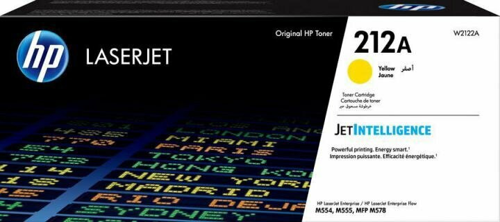 Картридж HP W2122A (№212A) Yellow для HP LJ Enterprise M554/M55/MFP M578