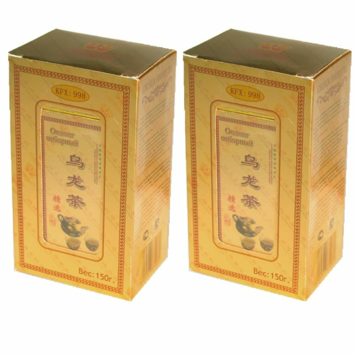 Чю Хуа Чай зеленый Оолонг Gold, листовой, 150 г, 2 уп