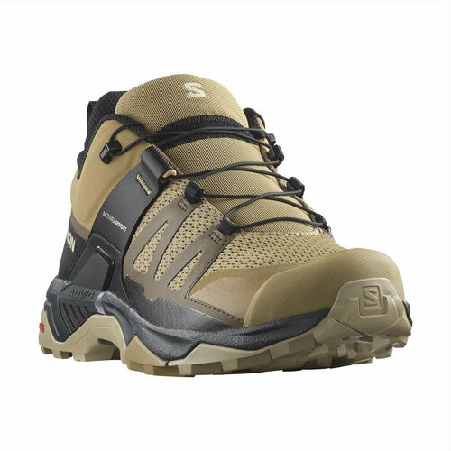 фото Кроссовки salomon x ultra 4, полнота g (eu)/ на среднюю и широкую стопу, размер uk 8; eur 42; usa 8,5; 26,5 см (примерно на российский 40,5*), бежевый, коричневый, черный