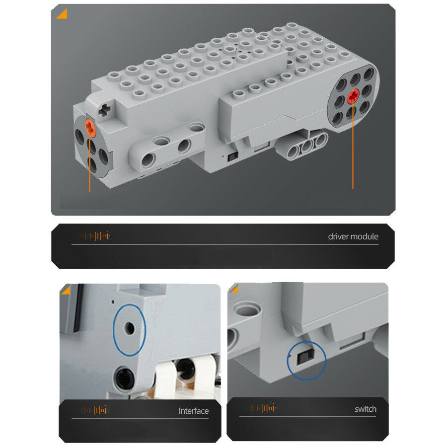 Конструктор MORK Робот на радиоуправлении (3 в 1) 025107 — фото 1