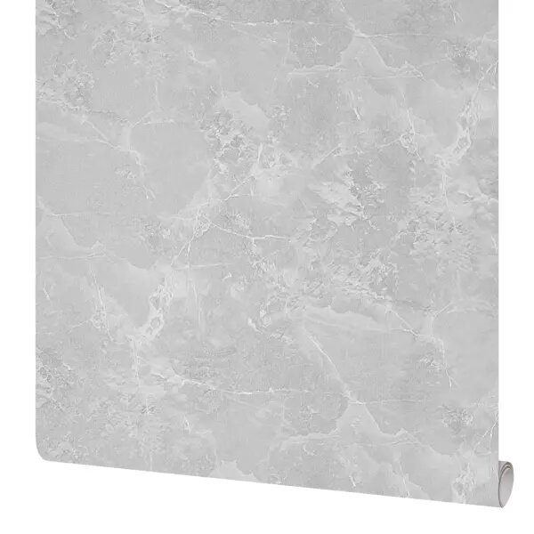 Обои флизелиновые Renowa Aldo серые 1.06 м RE287617