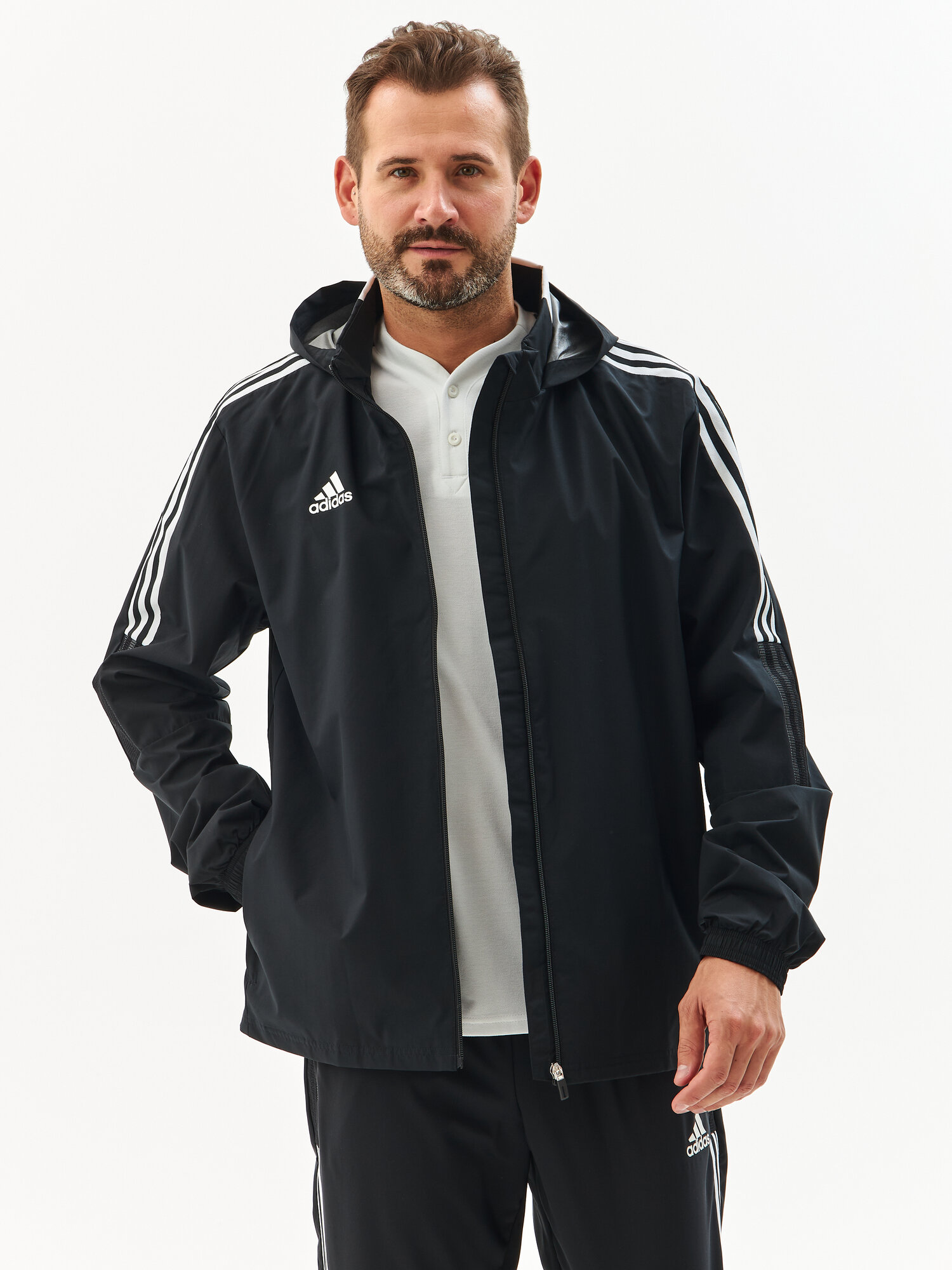 Ветровка adidas Tiro 21 All-Weather, размер 52-54, чёрный — фото 1