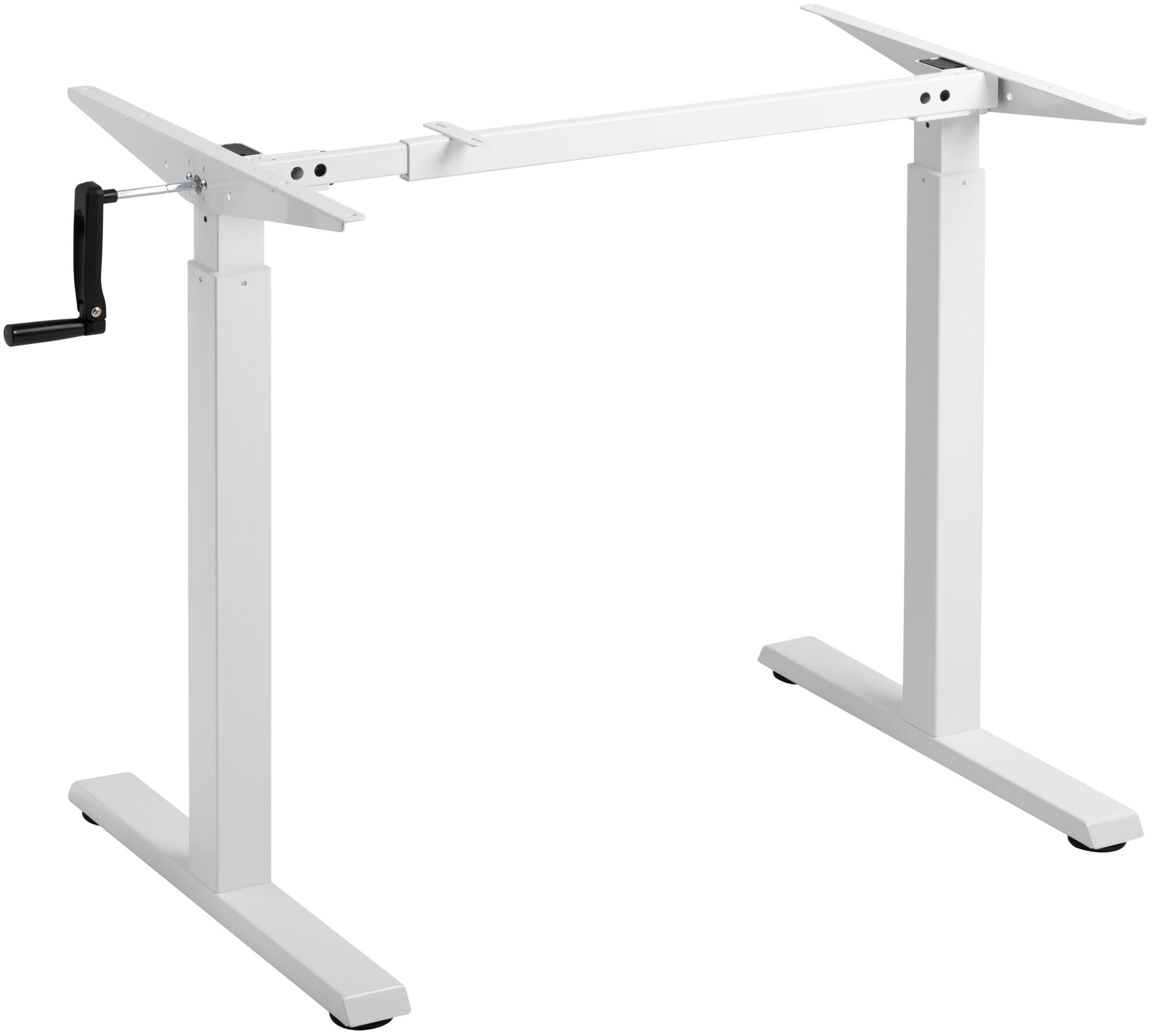 Рама (подстолье) Manual Desk Compact (N06-22D) с механической регулировкой высоты от 73 до 123 см белый цвет.