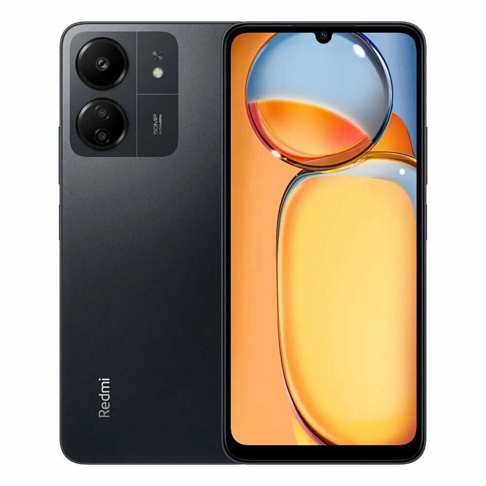 Смартфон Xiaomi Redmi 13C 8/256 ГБ, черный c NFC Архив — фото 1
