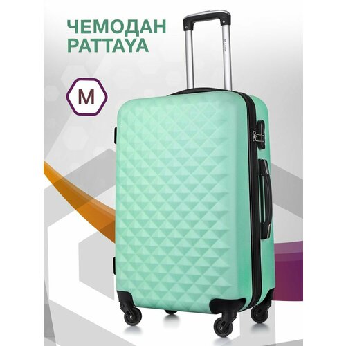 фото Чемодан l'case phatthaya, 74 л, размер m, мятный