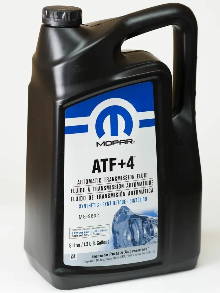 Mopar ATF+4 5 л, масло трансмиссионное синтетическое