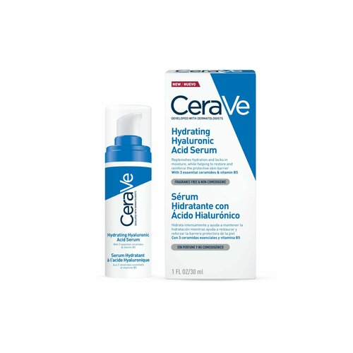 CERAVE Увлажняющая сыворотка с гиалуроновой кислотой Hydrating Hyaluronic Acid Serum 30мл 1490₽