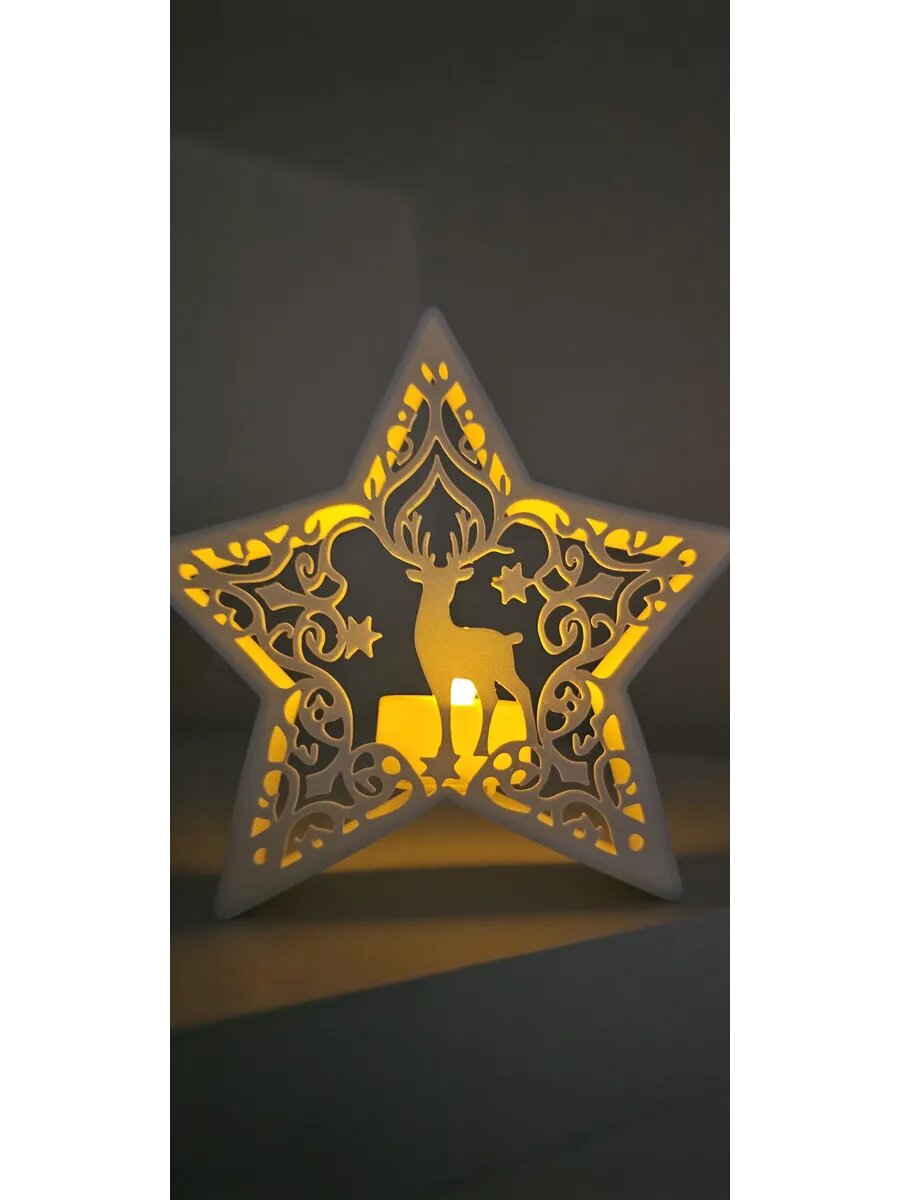 Новогодний подсвечник — фото 1