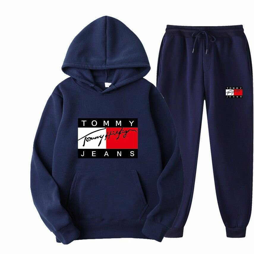 Костюм спортивный , размер EUR2XL, синий/белый