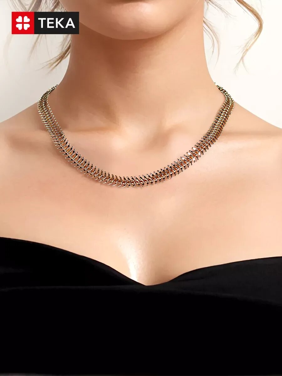 Цепь TEKA, длина 60 см, золотой — фото 1