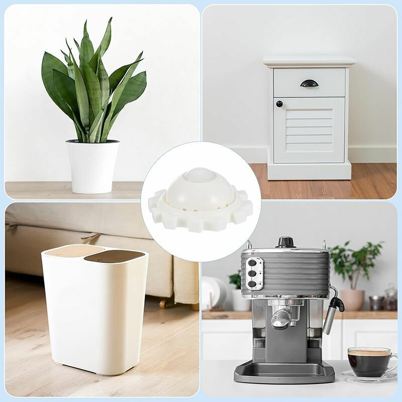 Китайские пользователи рекомендуют-Поворотные колесики для мебели, ящика, лотка, тумбочки, ведра, самоклеящиеся ролики колесики, 16 шт Топ продаж