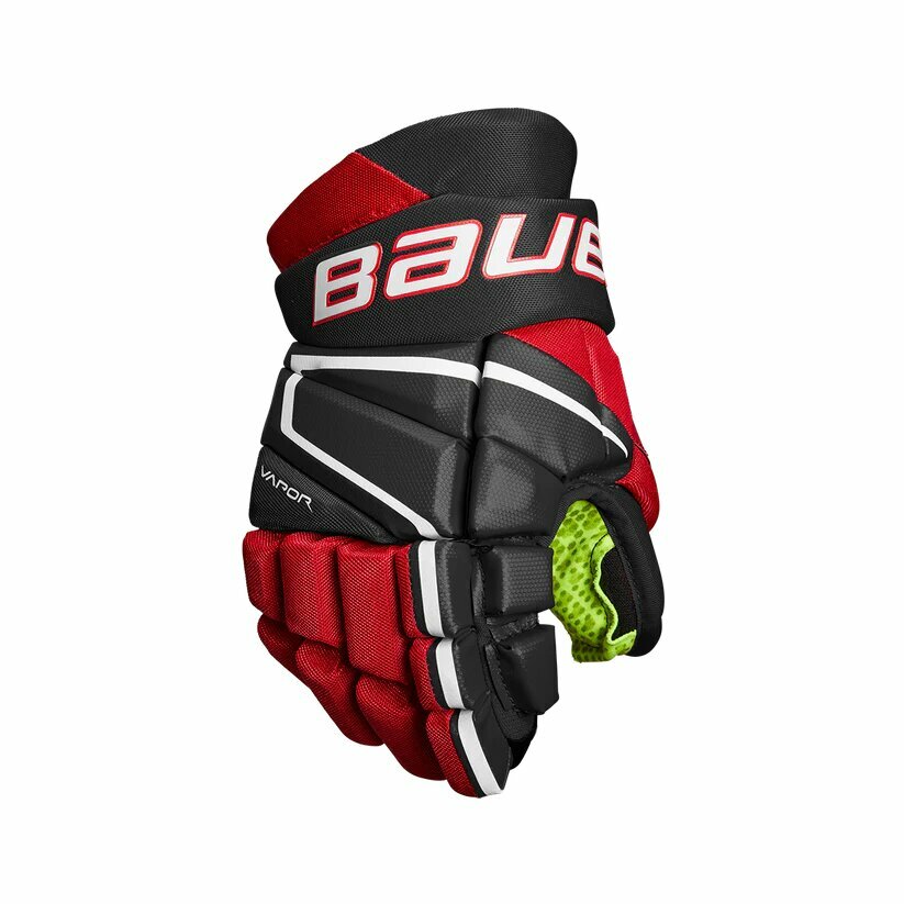 Хоккейные Перчатки Bauer Vapor 3x Jr (10 Черный-красный)