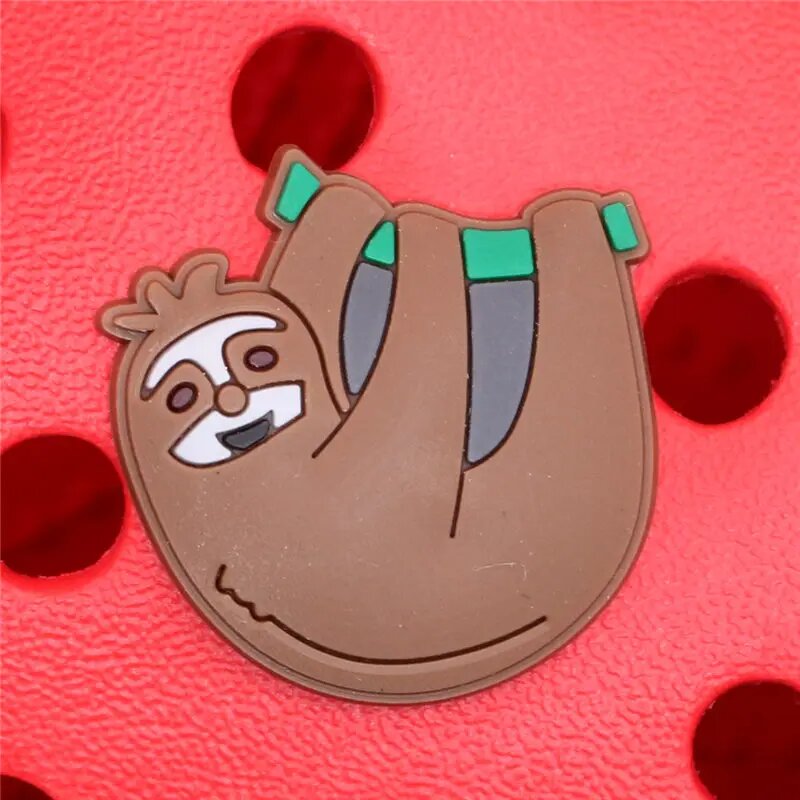 Подвеска для обуви Sloth, Коричневый, U181-12