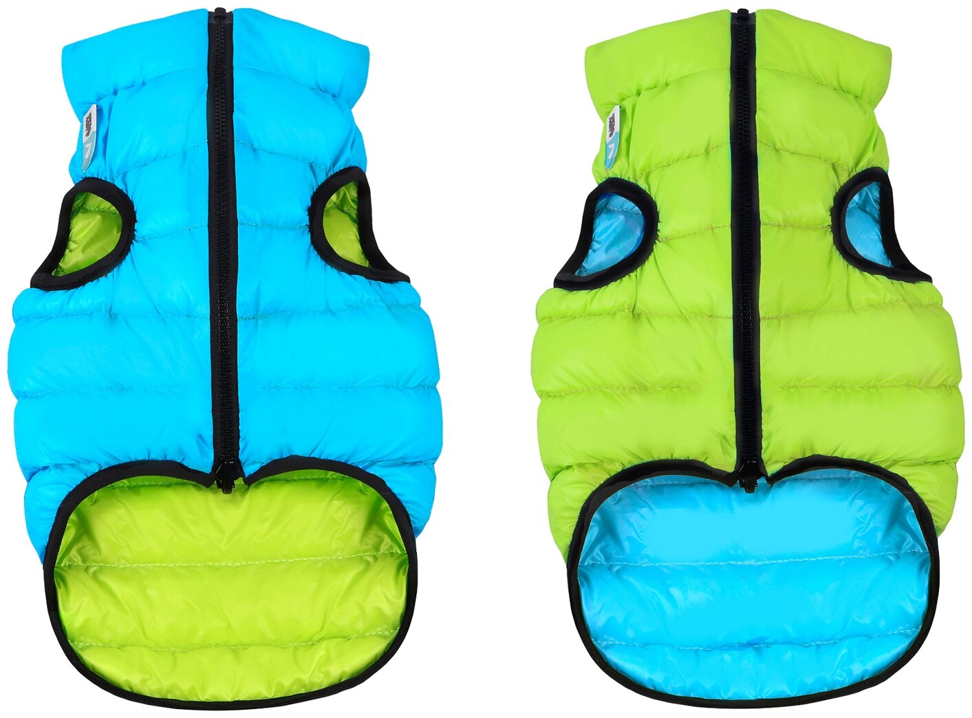 AiryVest Курточка двухсторонняя ЭйриВест размер M 50 салатово-голубая. Спина: 76-78см объем груди