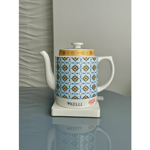 Чайник Kelli KL-1467 Объём 18л Мощность 2400Вт Орнамент 3830₽