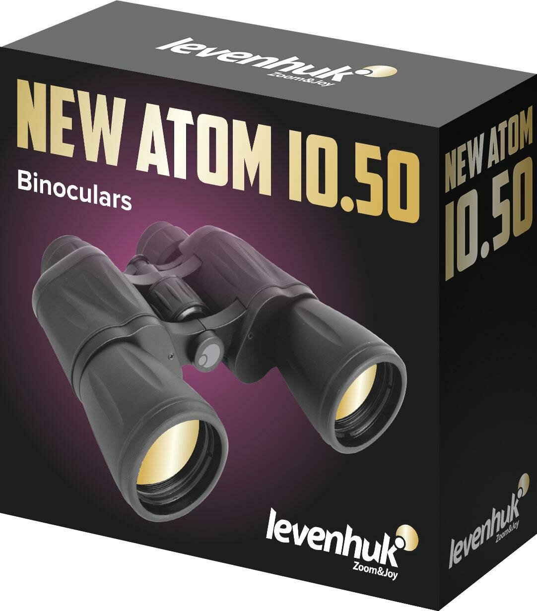 Бинокль Levenhuk New Atom 10X50 — фото 1
