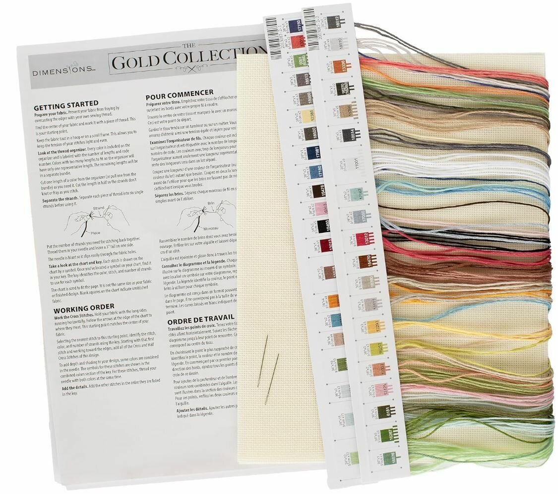 70-35445 Набор для вышивки Dimensions "Моменты блаженства", вышивка счетным крестом — фото 1