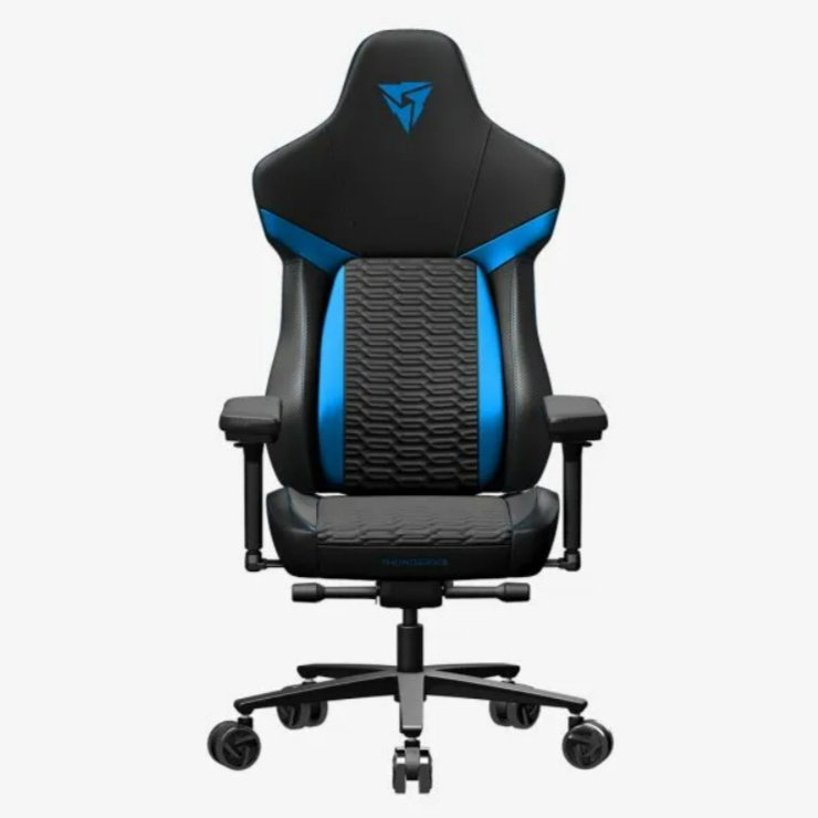 Кресло компьютерное ThunderX3 CORE Racer Blue, для геймеров, синее