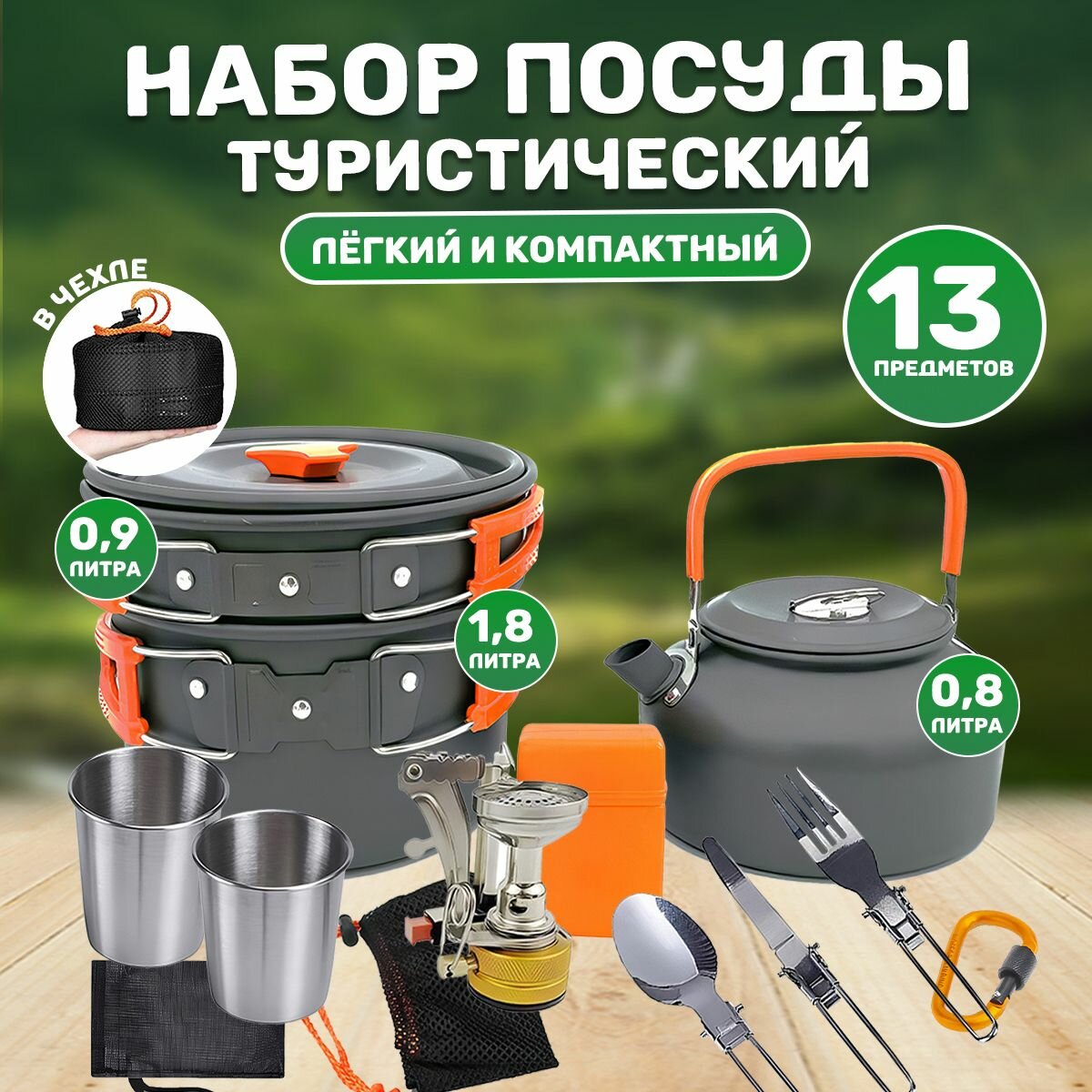 Туристическая посуда для похода и туризма