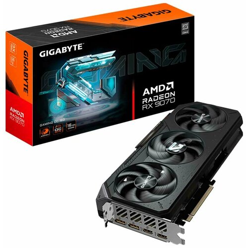 Видеокарта Gigabyte Radeon RX 9070 GAMING OC GV-R9070GAMING OC-16GD 110999₽