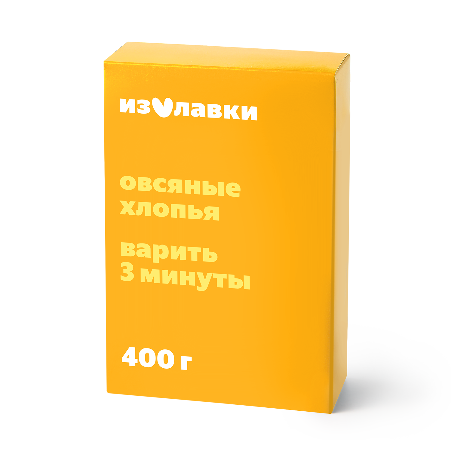 Хлопья моментальные "Из Лавки", овсяные, без добавок, 400 грамм