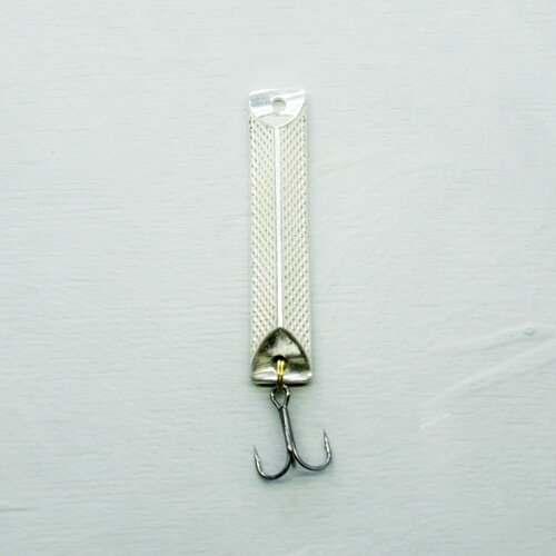 Блесна 'Golden River' - Трехгранка (РБ Сабунаева), 32 грамм, 66 мм, серебро