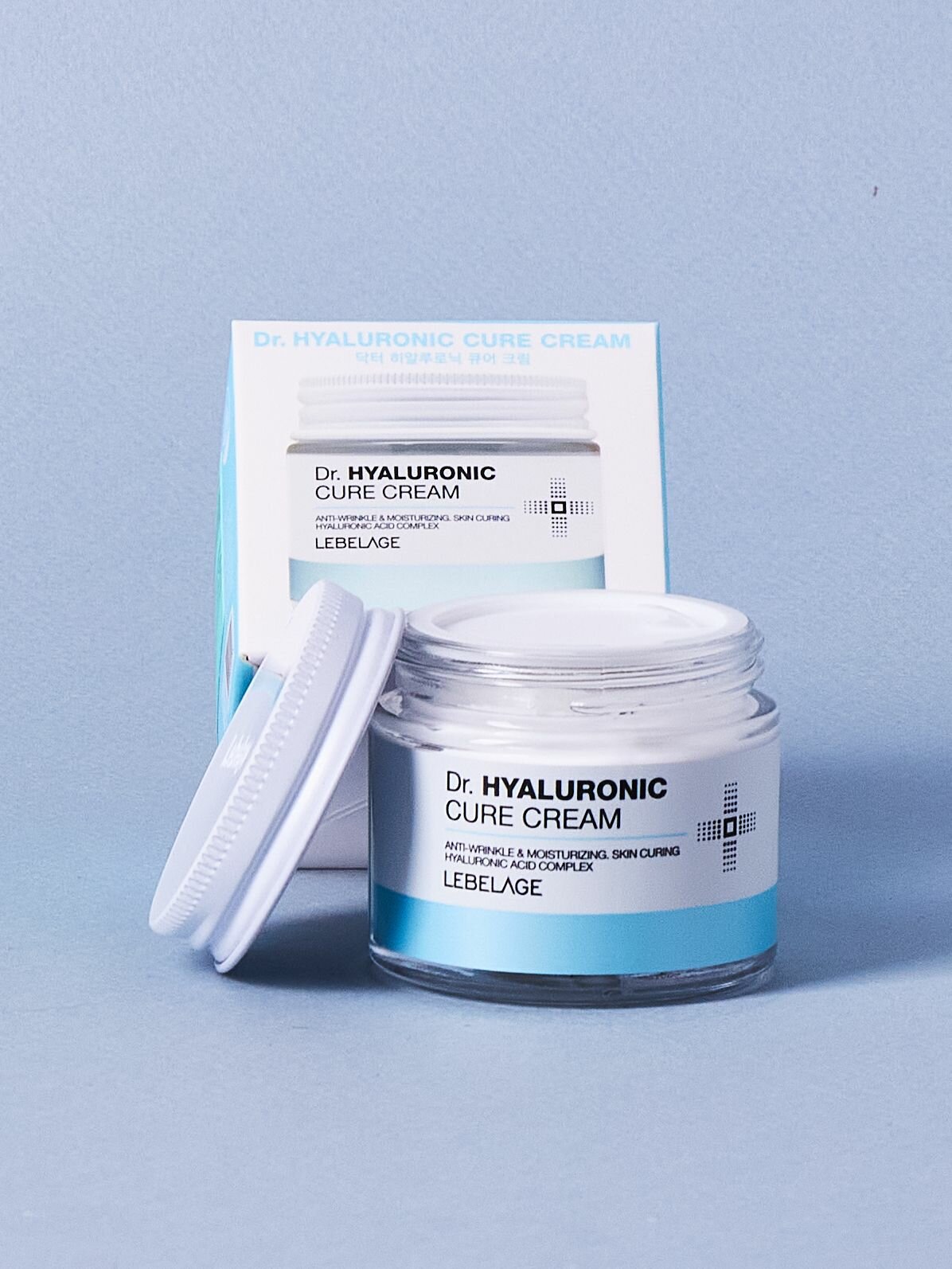 Lebelage Антивозрастной крем для лица с гиалуроновой кислотой 70мл Dr. Hyaluronic Cure Cream — фото 1