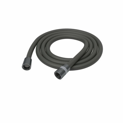 фото Шланг для душа графитовый матовый силиконовый 20м optima home iddis oph20gli19