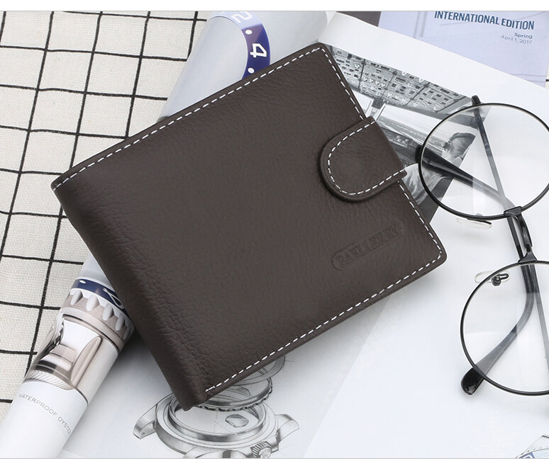 Кошелек baellerry, фактура перфорированная, brown — фото 1