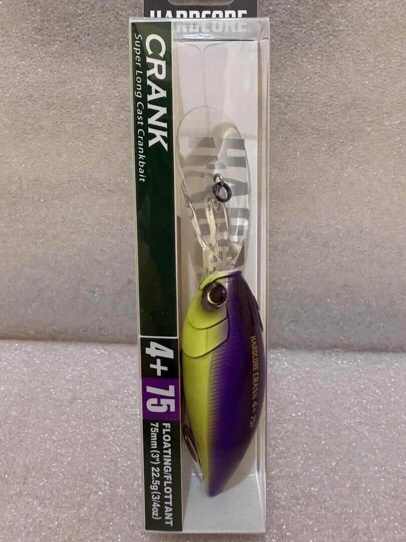 Воблер DUEL HARDCORE CRANK 4+ 75F R1377-PUCL (75мм,22.5г.) — фото 1