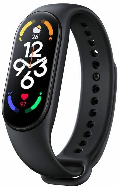 Умные часы и браслеты Xiaomi Фитнес-браслет Xiaomi Mi Smart Band 7, черный