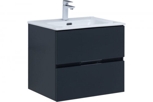Тумба под раковину Aquanet Алвита new 60 цв. антрацит (277511)