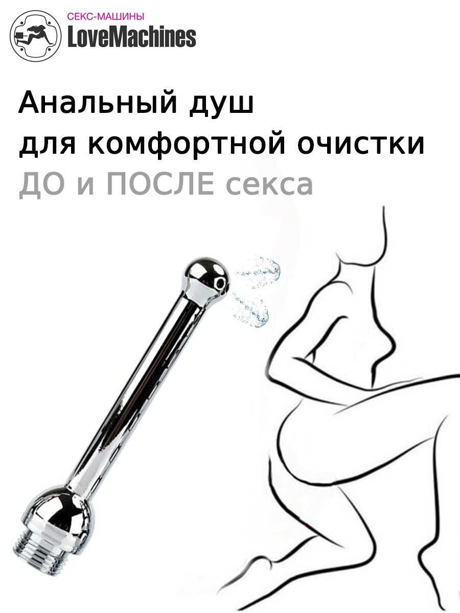 Анальный душ, клизма для анального секса и гигиены