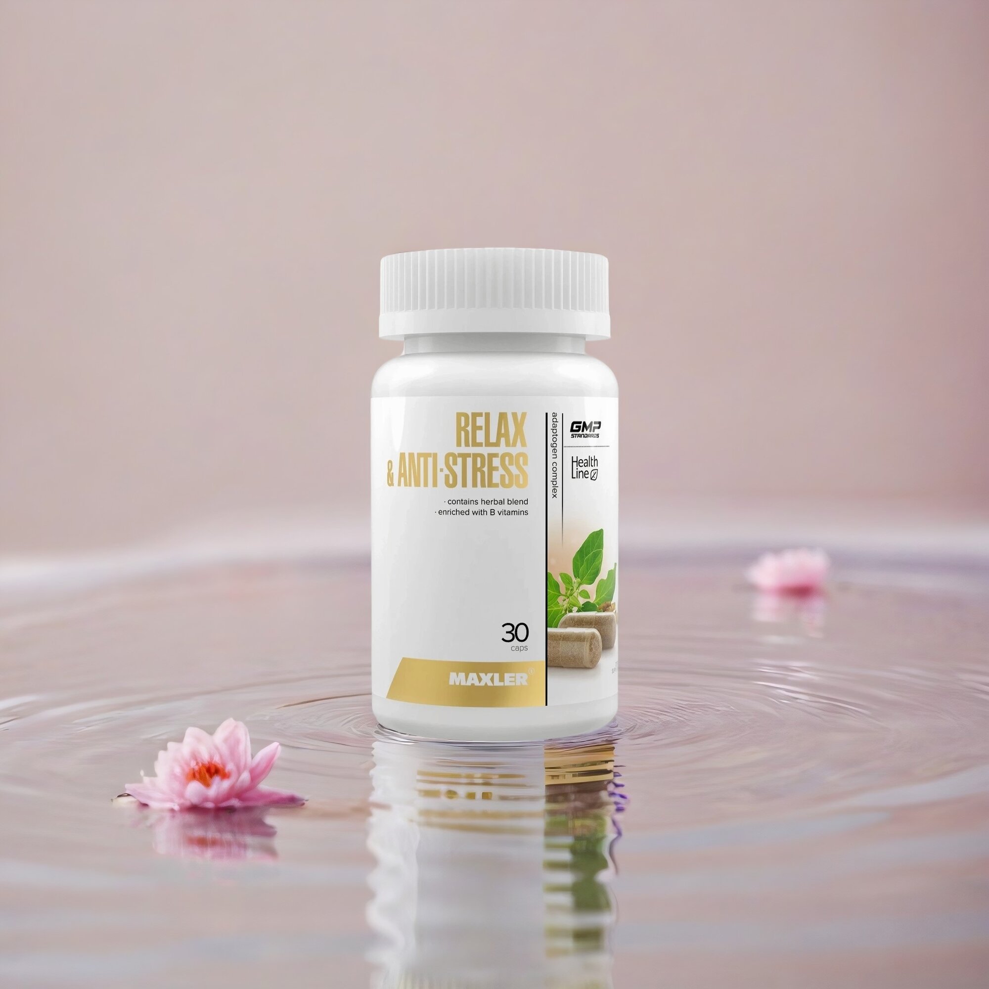 Картинки Антистресс комплекс для взрослых Relax & Anti-Stress 30 капс (Maxler)