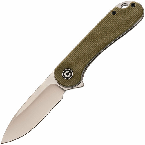 фото Складной нож civivi elementum, сталь d2, olive micarta