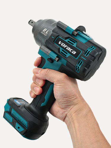 Изображение товара Гайковерт аккумуляторный ударный бесщеточный 1/2,2000Hм, без аккумулятора и зарядного устройства