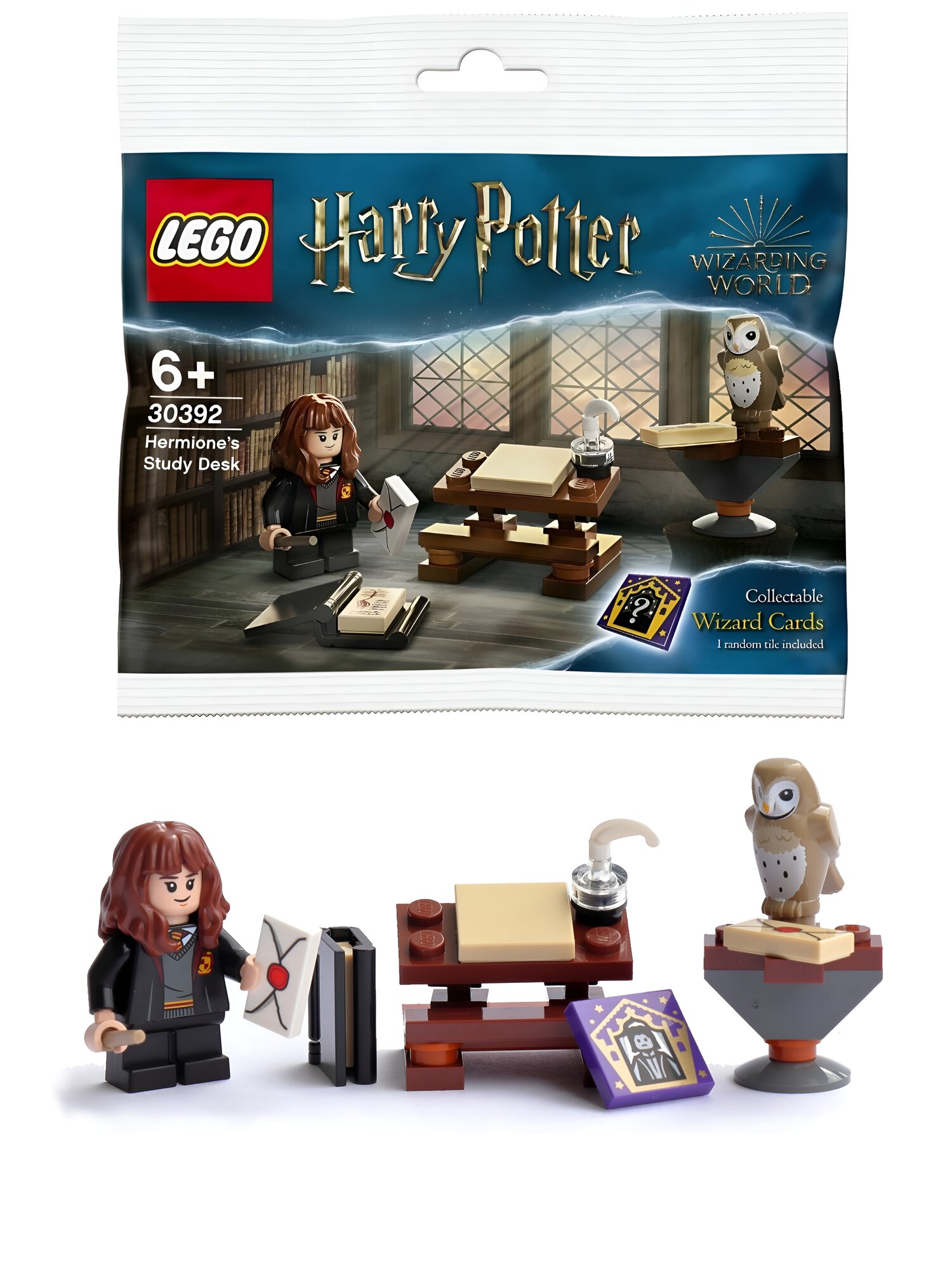 Конструктор LEGO Harry Potter 30392 "Учебный стол Гермионы", 31 деталь, 6+