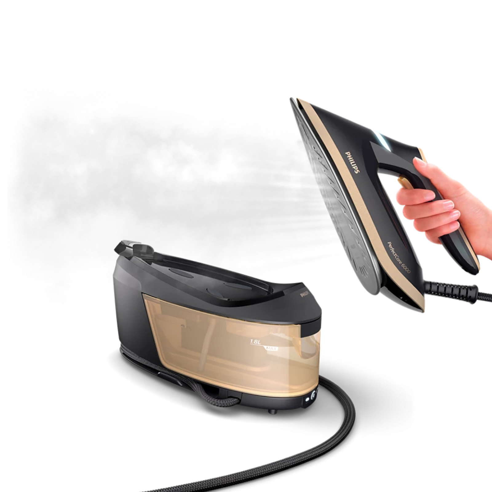 Парогенератор Philips PerfectCare 6000 PSG6064/80, подошва SteamGlide, OptimalTEMP