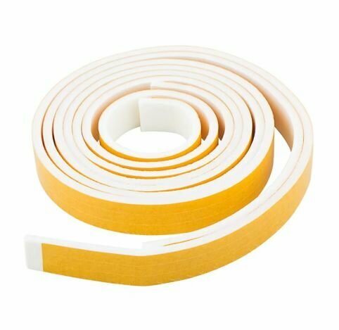 Уплотнитель изолоновый 9 м цвет белый