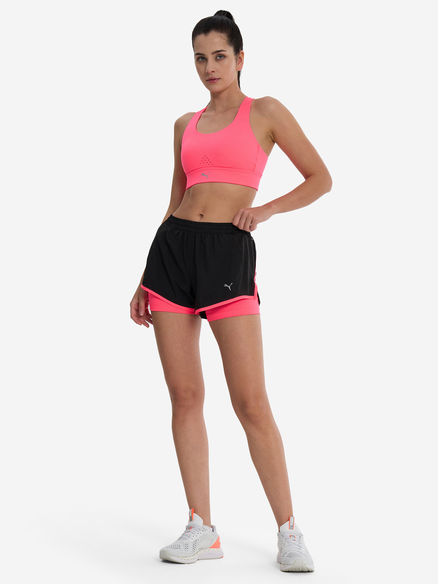 Топ спортивный PUMA, размер S, розовый — фото 1