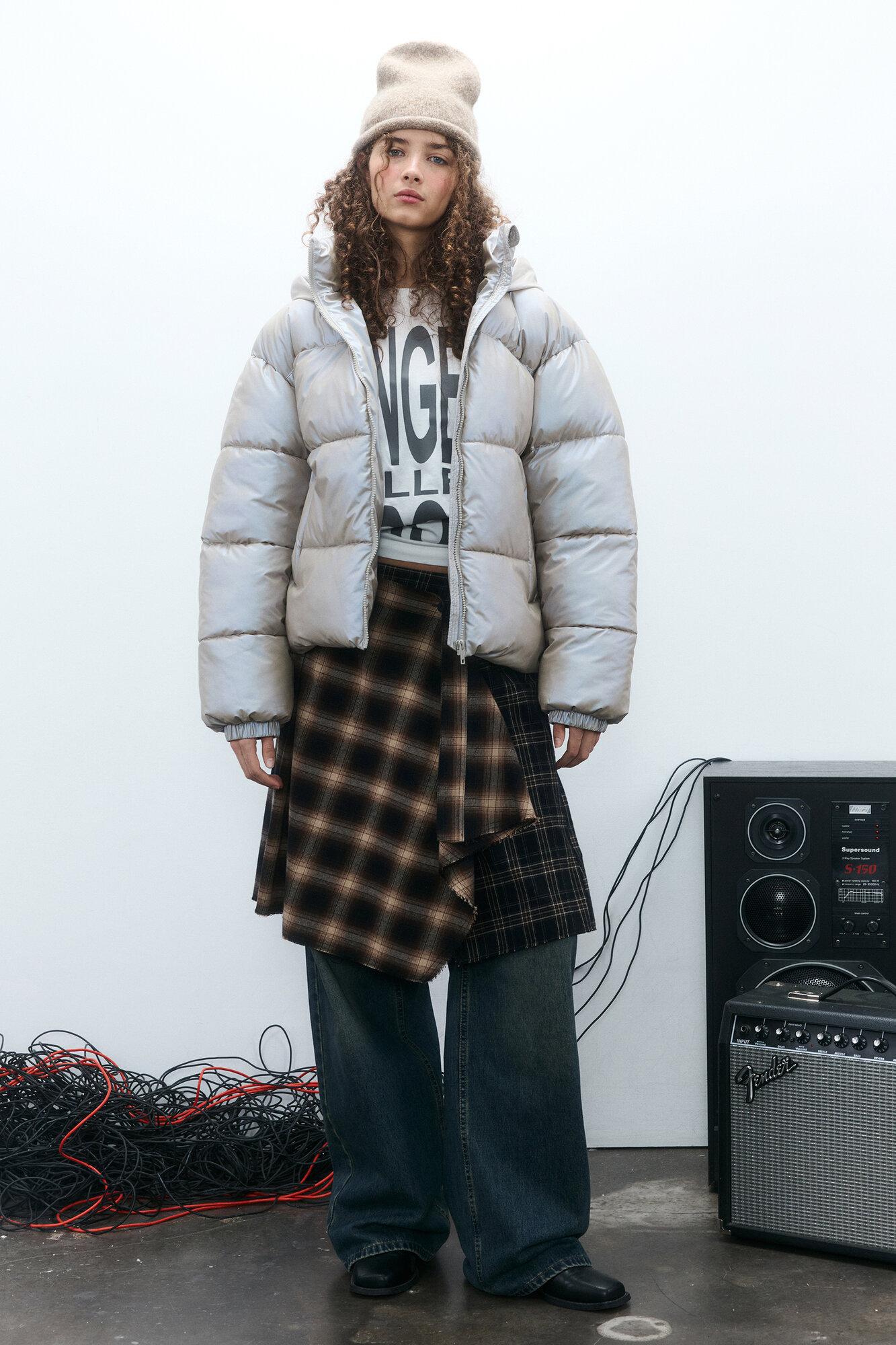 Куртка Befree Young Casual, размер L/XL, серый — фото 1