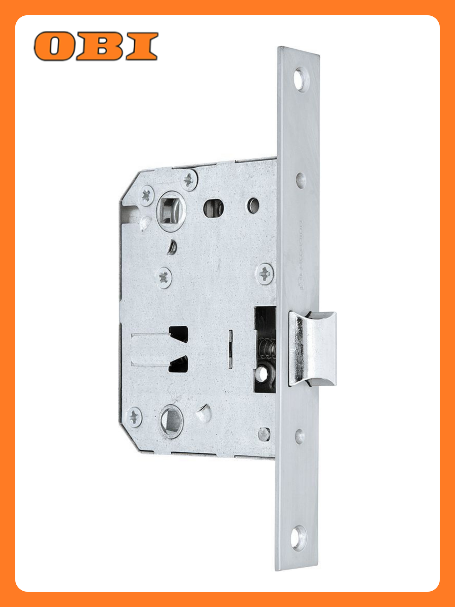 Дверной замок межкомнатный Palladium 170 PC перламутровый хром